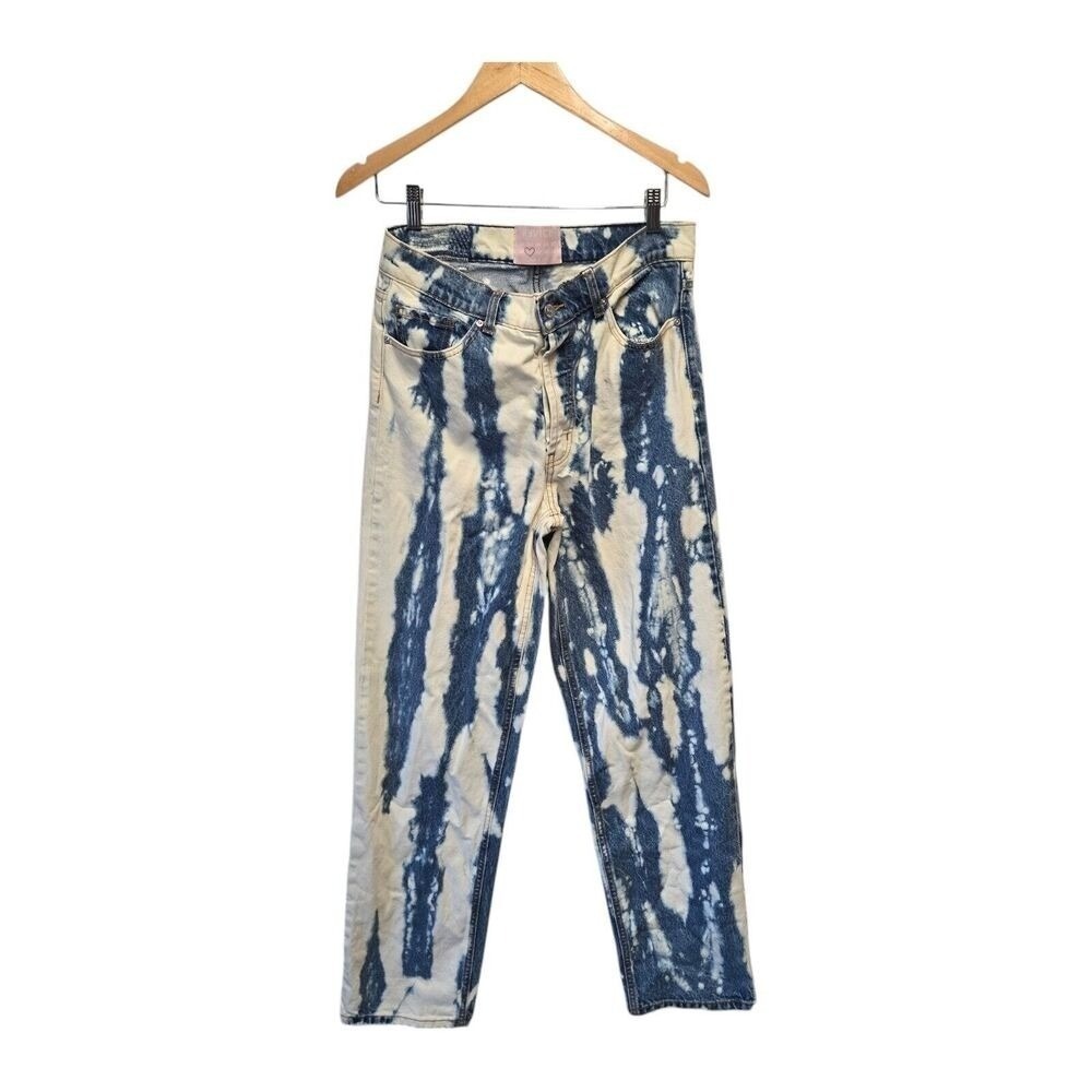 REVICE Jeans Tie Dye Button Fly Straight 80's After School Special 29